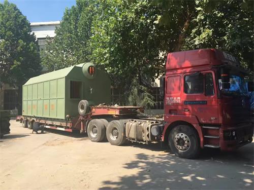 山西客戶(hù)的12噸鍋爐裝車(chē)即發(fā)